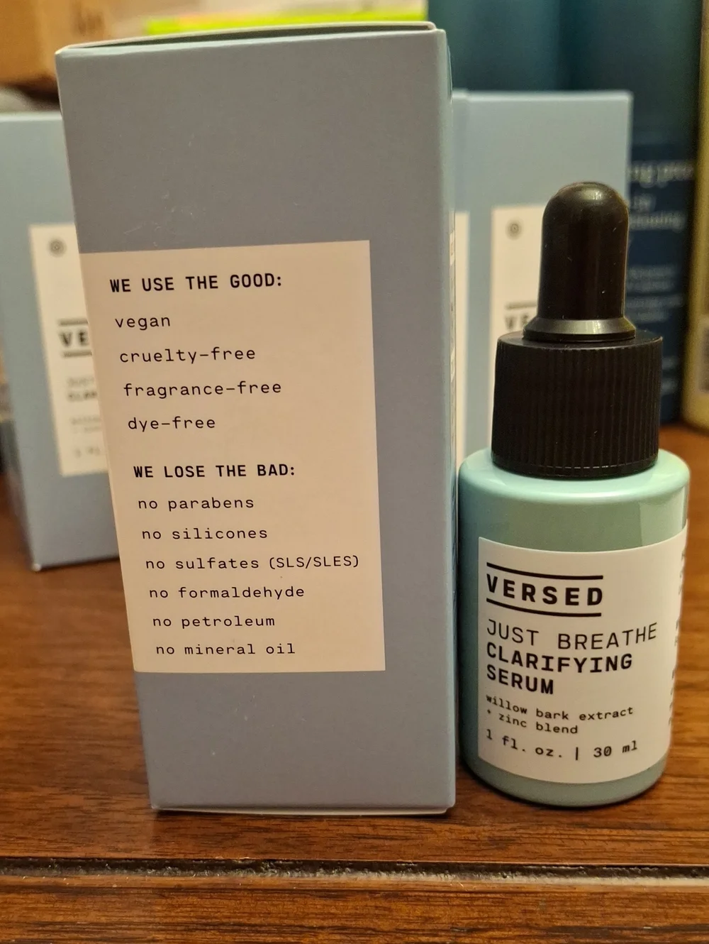 Versed Just Breathe Clarifying Serum 30ml New Sealed Box